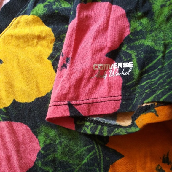 CONVERSE Andy Warhol Collection Floral V-Neck - Picture 5 of 8